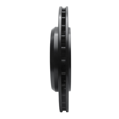 R1 Concepts R1 2012-2025 Dodge Durango Rear Left Drilled & Slotted Black Brake Rotor