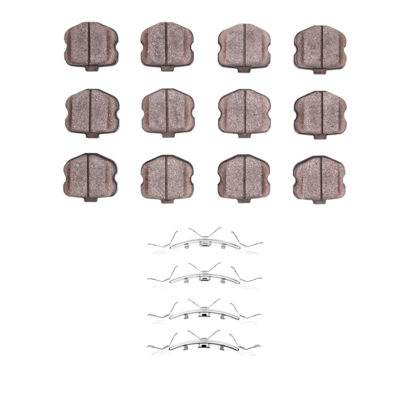 DFC 06-13 Chevrolet Corvette Front 5000 Advanced Low Metallic Brake Pads and Hardware Kit