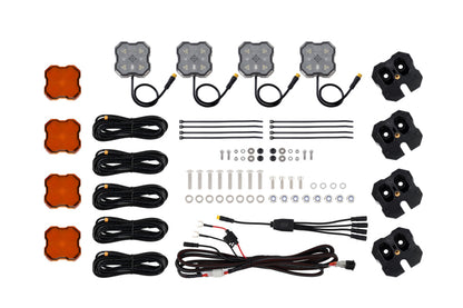 Diode Dynamics Roof Rack Scene Light Dual Color - Red/White - Kit