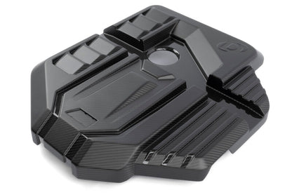 Dinan 21-27 BMW M2/M3/M4 (G80/G82/G87) Matte Carbon Fiber Engine Cover w/Gloss Accents