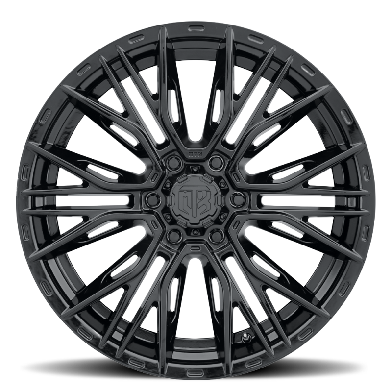 MTX Wheels MTX Gangstar Gloss Black 20x10in / 6x139.7 BP / -18mm Offset / 106.1mm Bore