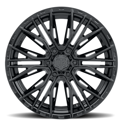 MTX Wheels MTX Gangstar Gloss Black 20x10in / 6x139.7 BP / -18mm Offset / 106.1mm Bore