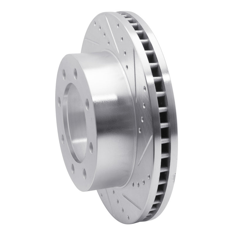R1 Concepts R1 05-12 Ford F-250 4WD (Super Duty) Front Right Drilled & Slotted Silver Brake Rotor