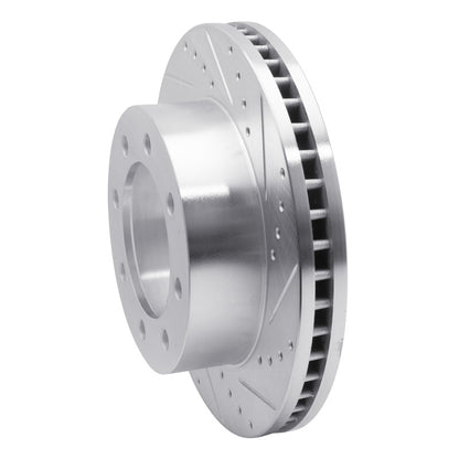 R1 Concepts R1 05-12 Ford F-250 4WD (Super Duty) Front Right Drilled & Slotted Silver Brake Rotor
