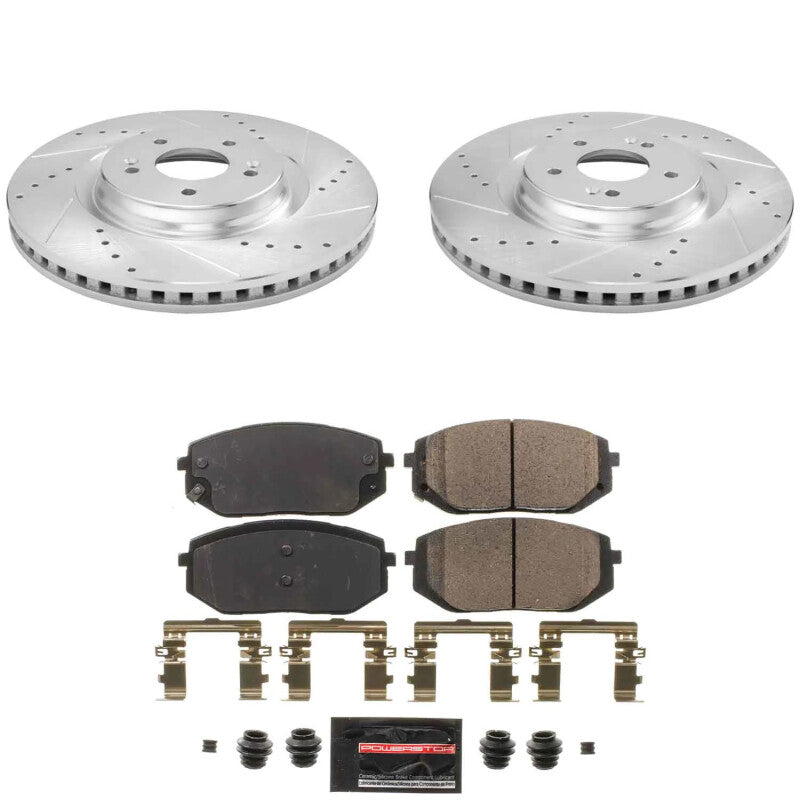 PowerStop Power Stop 21-23 Hyundai Sonata Front Z23 Evolution Brake Kit