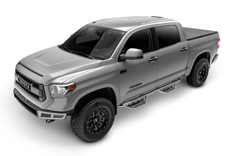 N-Fab Podium SS 07-17 Toyota Tundra Double Cab - Polished Stainless - 3in