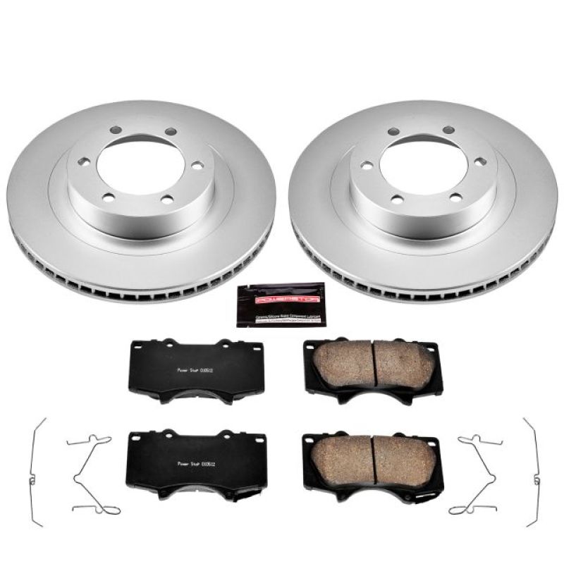 PowerStop Power Stop 03-09 Lexus GX470 Front Z17 Evolution Geomet Coated Brake Kit