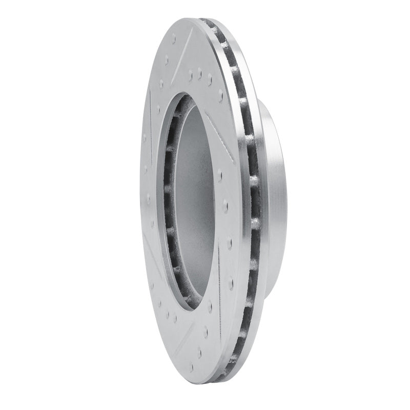 R1 Concepts R1 88-92 Geo Prizm Front Right Drilled & Slotted Silver Brake Rotor