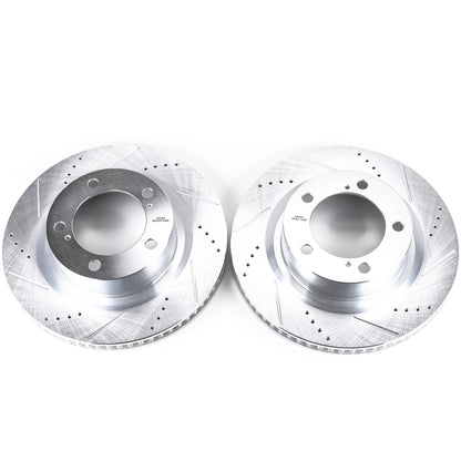 PowerStop Power Stop 16-21 Toyota Land Cruiser Front Evolution Drilled & Slotted Rotors - Pair