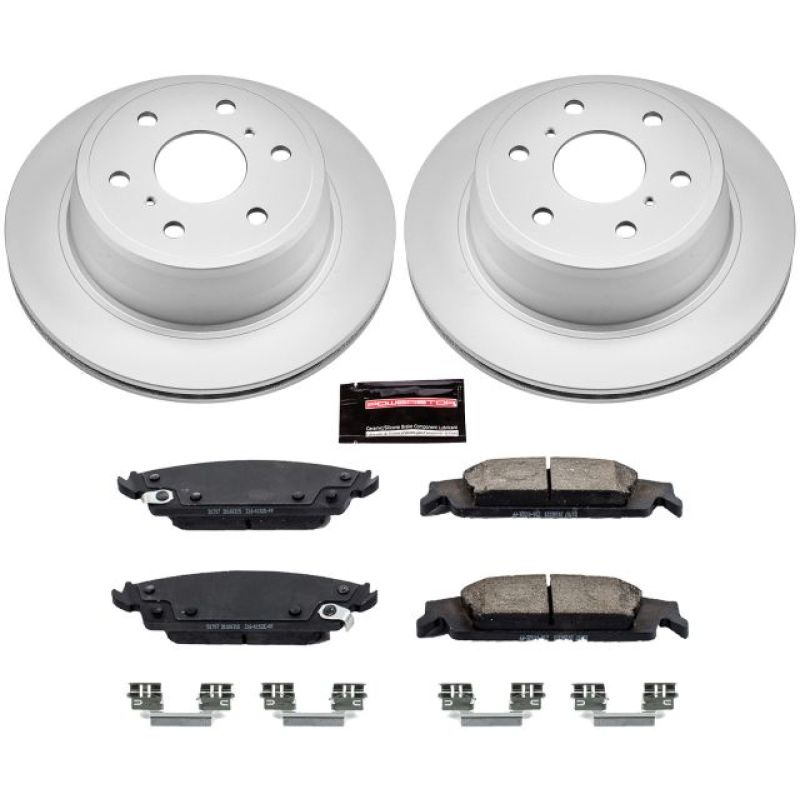 PowerStop Power Stop 15-19 Cadillac Escalade Rear Z17 Evolution Geomet Coated Brake Kit