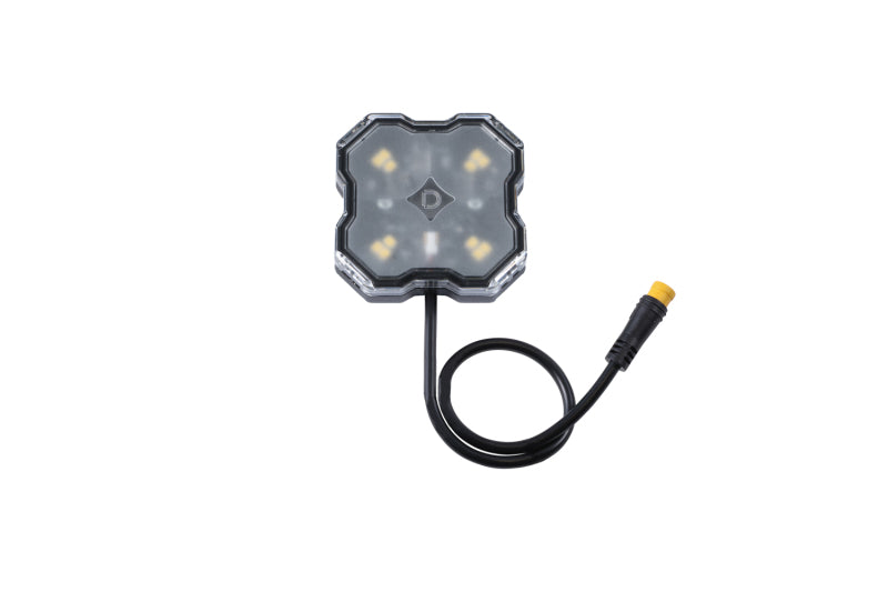 Diode Dynamics Stage Series Single Color LED Rock Light - Red Hookup (one)
