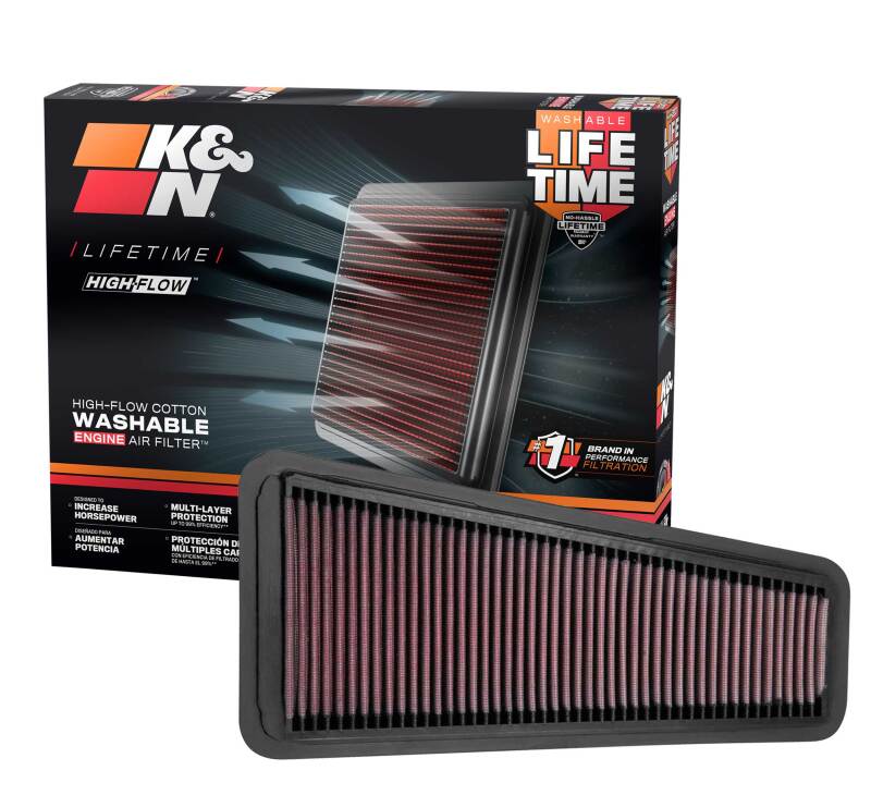 K&N Engineering K&N 05-10 Toyota Tacoma/Tundra / 02-09 4Runner / 07-09 FJ Cruiser Drop In Air Filter