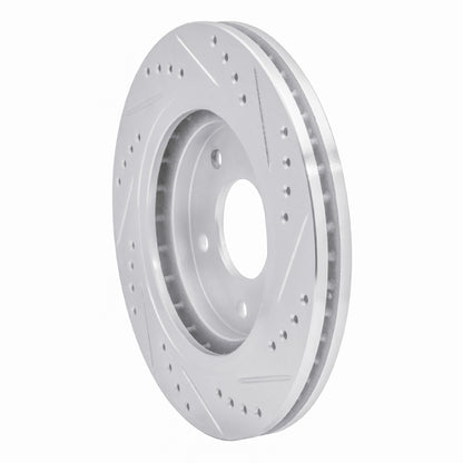 R1 Concepts R1 94-01 Buick Regal Front Left Drilled & Slotted Silver Brake Rotor