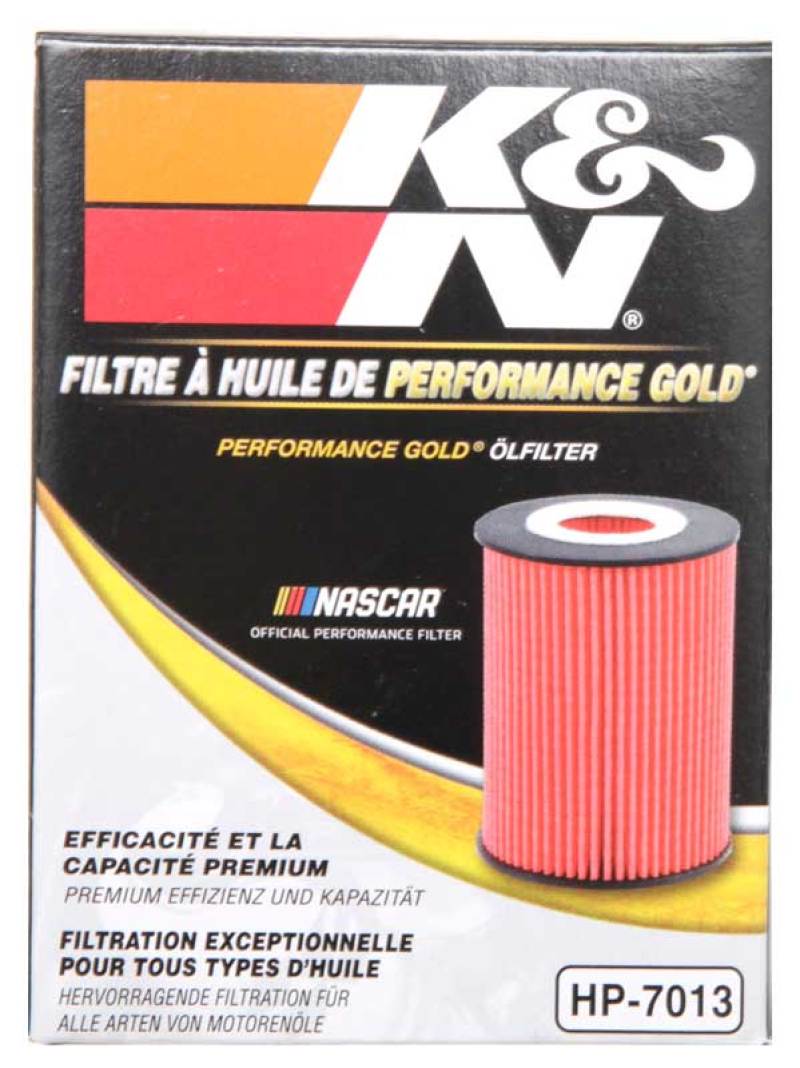 K&N Engineering K&N 07-09 Mazdaspeed3 Performance Gold Oil Filter (OEM style cartridge filter)