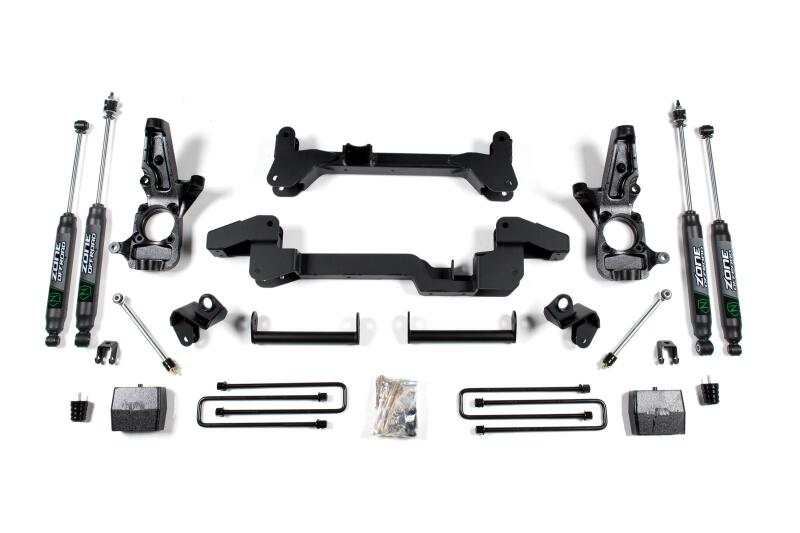 Zone Offroad 01-10 GM C2500 HD 6in Suspension System