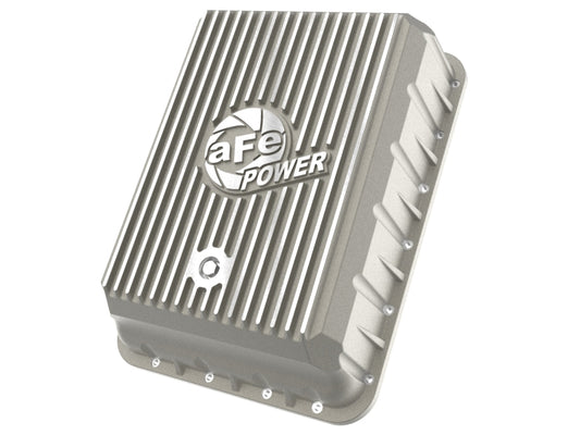 aFe POWER Street Series Transmission Pan Raw w/ Machined Fins RAM 3500 13-24 (AS69RC Transmission)