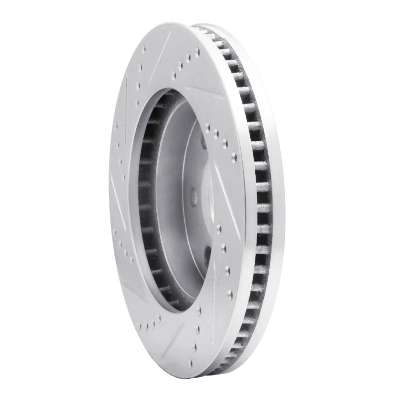R1 Concepts R1 98-99 Cadillac DEVILLE Front Right Drilled & Slotted Silver Brake Rotor