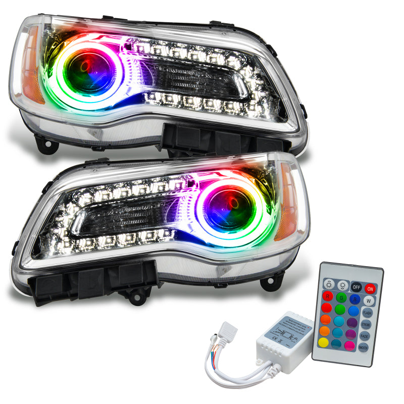 ORACLE Lighting Oracle 11-14 Chrysler 300C SMD HL - Chrome - NON HID - ColorSHIFT w/ Simple Controller