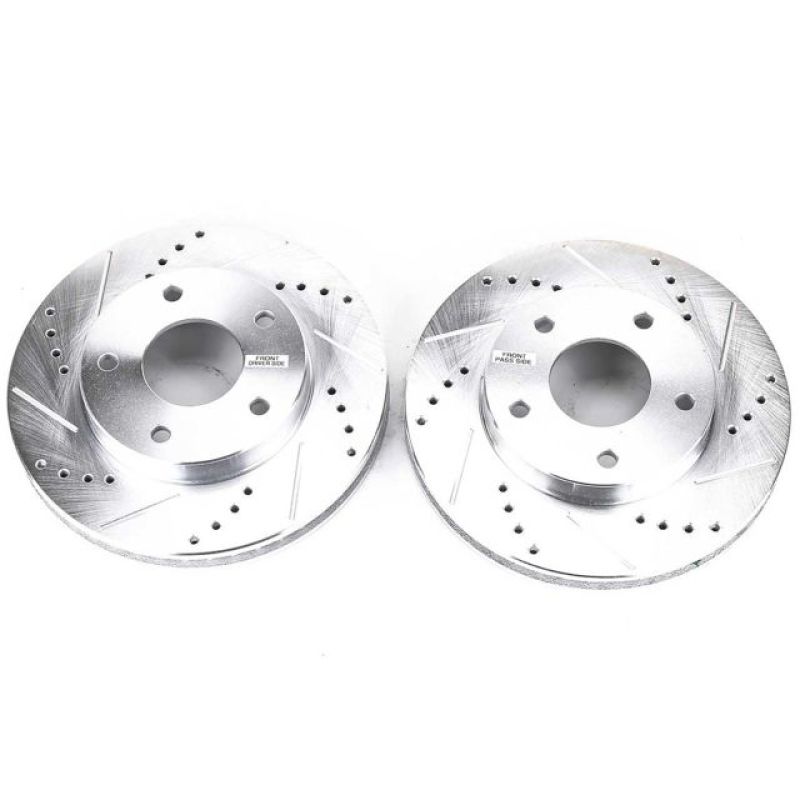 PowerStop Power Stop 97-05 Chevrolet Blazer Front Evolution Drilled & Slotted Rotors - Pair