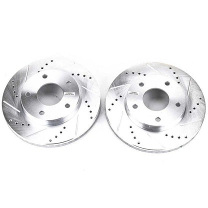 PowerStop Power Stop 97-05 Chevrolet Blazer Front Evolution Drilled & Slotted Rotors - Pair