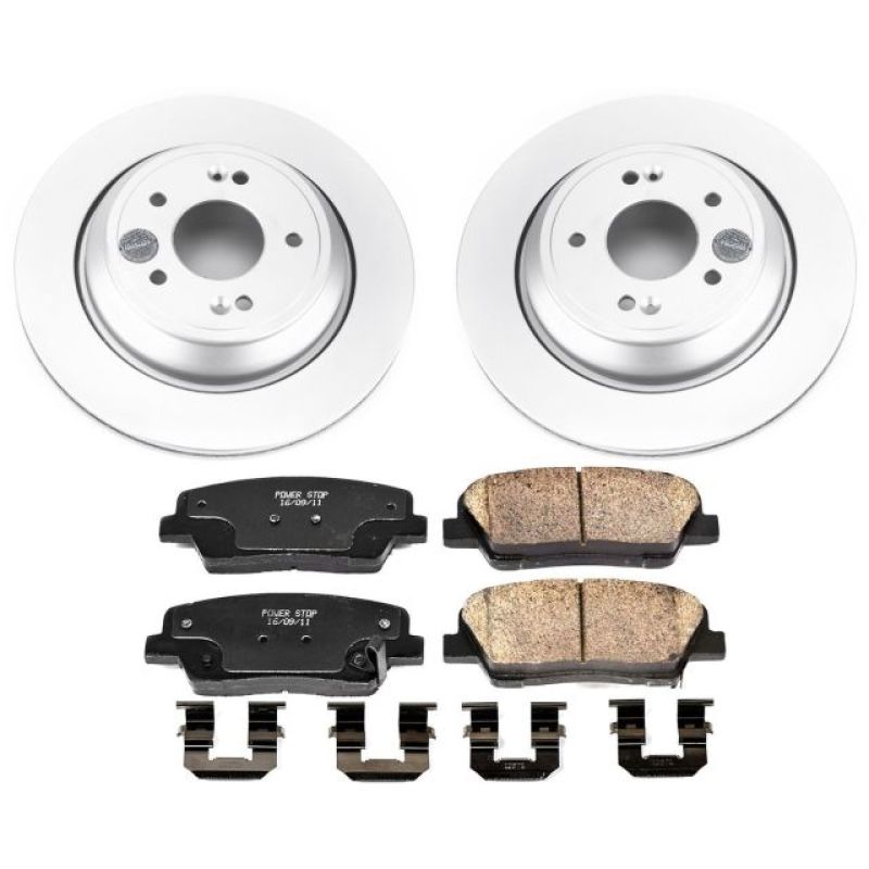 PowerStop Power Stop 11-16 Hyundai Equus Rear Z17 Evolution Geomet Coated Brake Kit