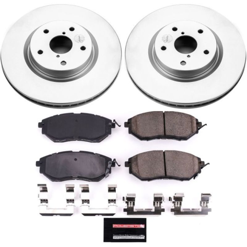 PowerStop Power Stop 06-07 Subaru B9 Tribeca Front Z17 Evolution Geomet Coated Brake Kit