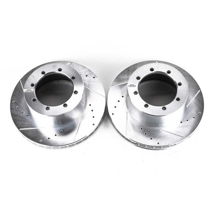 PowerStop Power Stop 00-02 Ford E-450 Super Duty Rear Evolution Drilled & Slotted Rotors - Pair