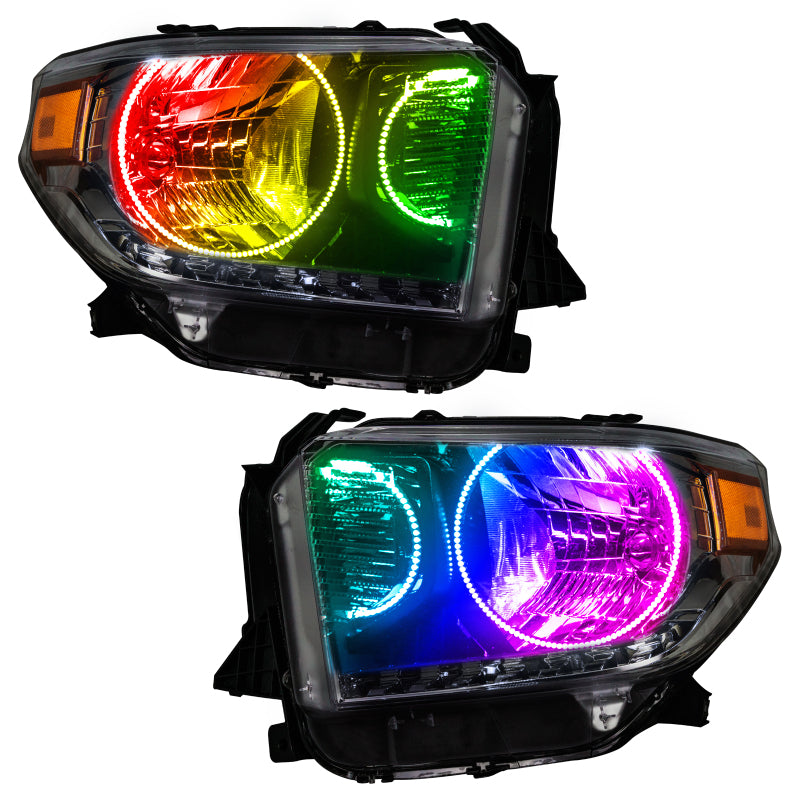 ORACLE Lighting Oracle 14-17 Toyota Tundra SMD HL - Dual Halo Kit - ColorSHIFT w/o Controller