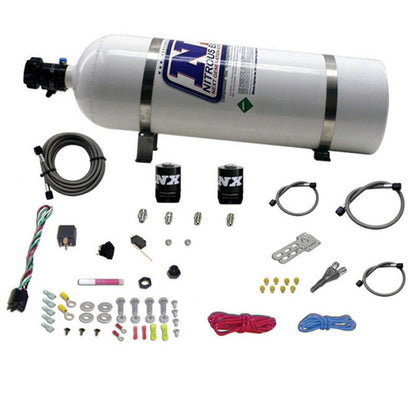 Nitrous Express All Dodge EFI Single Nozzle Nitrous Kit (35-150HP) w/15lb Bottle