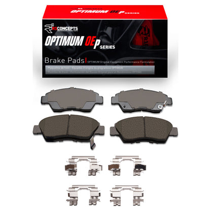R1 Concepts R1 1993-1997 Honda Civic Coupe Front R1 Optimum OE Pads & Hardware Kit