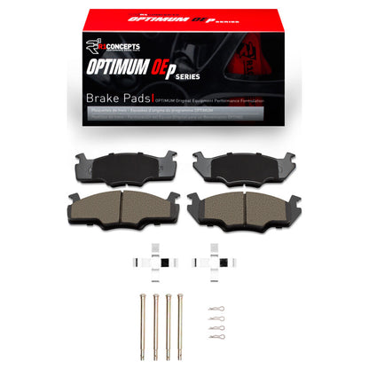 R1 Concepts R1 80-84 Volkswagen Rabbit Front Optimum OE Pads & Hardware Kit