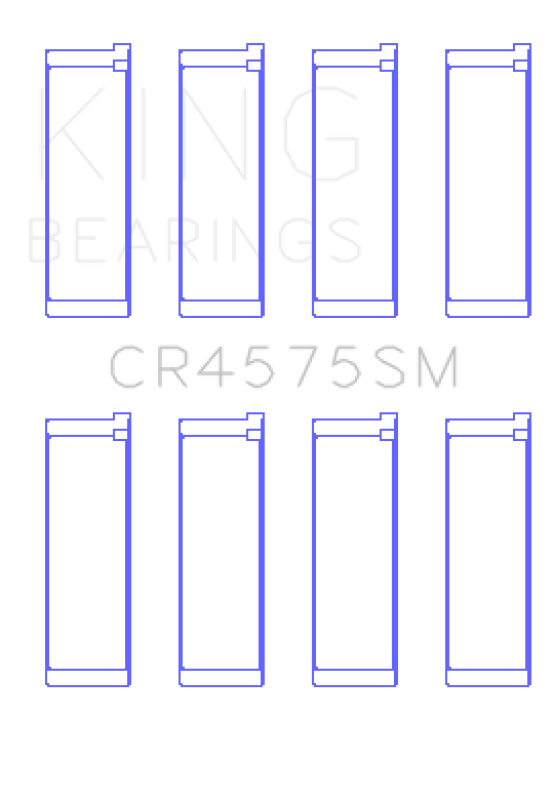 King Engine Bearings Hyundai i30 G4FC (Size +.75mm) Connecting Rod Bearing Set
