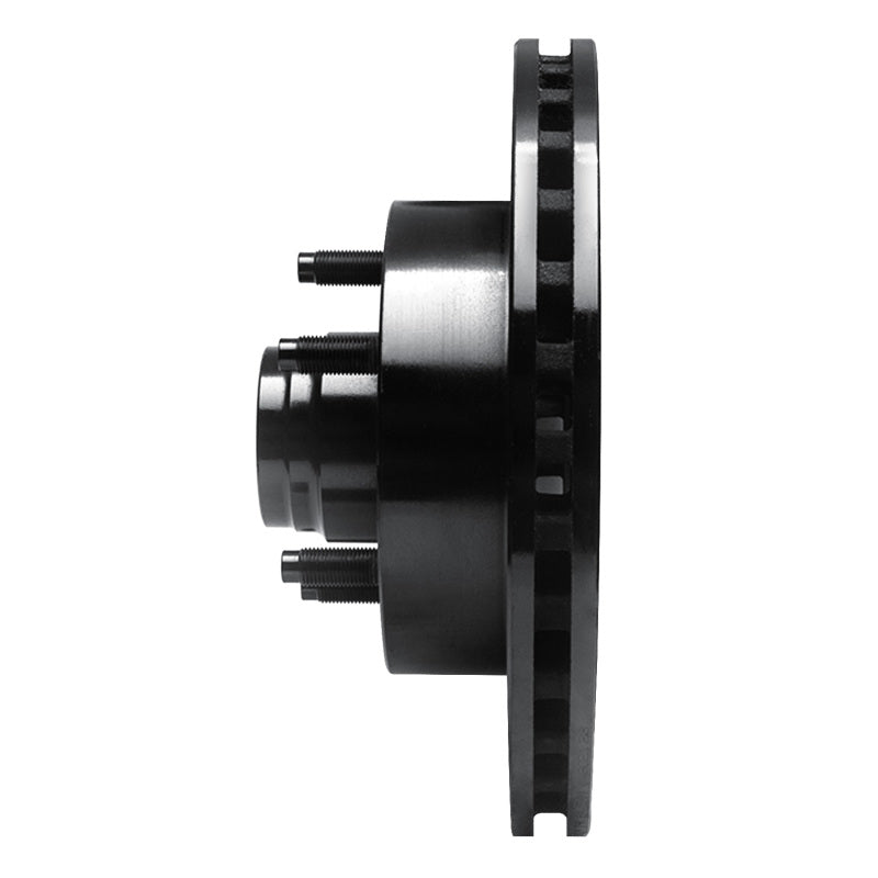 R1 Concepts R1 98-02 Ford Ranger (USA/Canada) Front Left Drilled & Slotted Black Brake Rotor