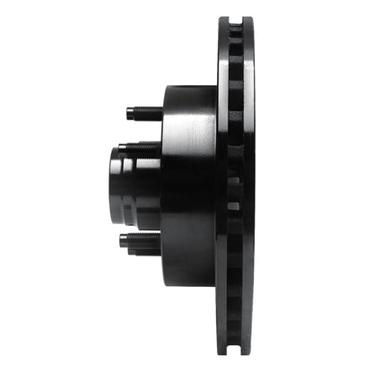 R1 Concepts R1 98-02 Ford Ranger (USA/Canada) Front Left Drilled & Slotted Black Brake Rotor