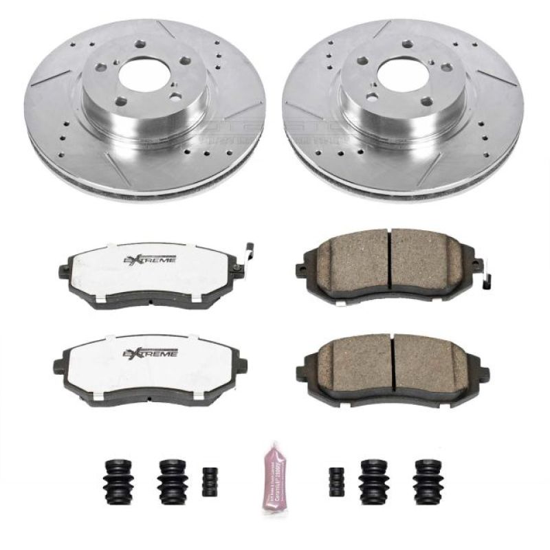 PowerStop Power Stop 05-06 Saab 9-2X Front Z26 Street Warrior Brake Kit