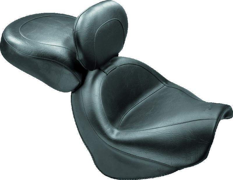 Mustang Motorcycle Mustang 05-08 Suzuki Blvd C50,05-08 Blvd C50T,01-04 VL800 Volusia Std Touring 2PC Seat - Black