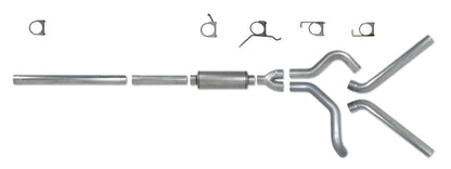 Diamond Eye Performance Diamond Eye KIT 4in Catback DUAL SS: 2004.5-2007.5 DODGE CUMMINS 600