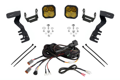 Diode Dynamics 2024+ Toyota Tacoma SS3 LED Ditch Light Kit- Pro Yellow Combo