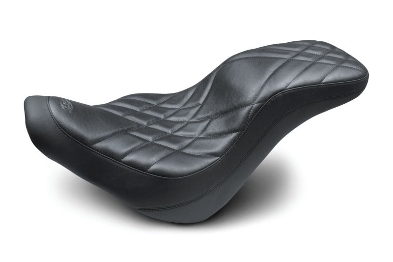 Mustang Motorcycle Mustang 18-21 Harley Low Rider & Sport Glide DayTripper 1PC Seat Prism - Black