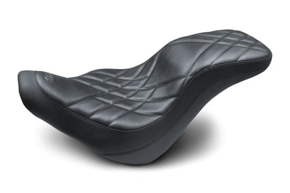 Mustang Motorcycle Mustang 18-21 Harley Low Rider & Sport Glide DayTripper 1PC Seat Prism - Black