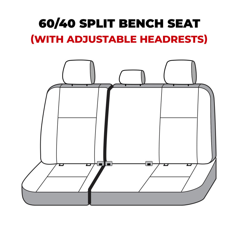 Covercraft 21-23 Chevrolet Tahoe Polycotton SeatSaver Custom Third Row Seat Covers - Tan