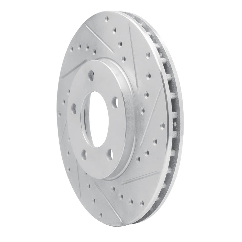 R1 Concepts R1 91-96 Chrysler Town & Country Front Right Drilled & Slotted Silver Brake Rotor