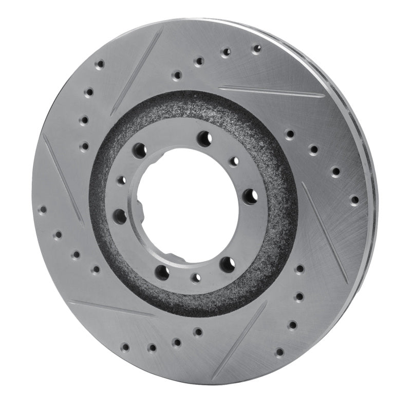 R1 Concepts R1 92-02 Acura SLX Front Left Drilled & Slotted Silver Brake Rotor
