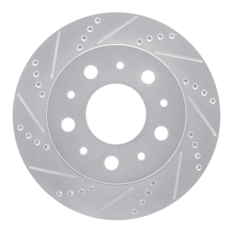 R1 Concepts R1 14-21 Ram Promaster 2500 Rear Left Drilled & Slotted Silver Brake Rotor