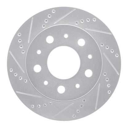R1 Concepts R1 14-21 Ram Promaster 2500 Rear Left Drilled & Slotted Silver Brake Rotor