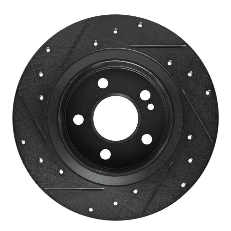 R1 Concepts R1 19-26 Mercedes-Benz A200 (Mexico) Rear Right Drilled & Slotted Black Brake Rotor