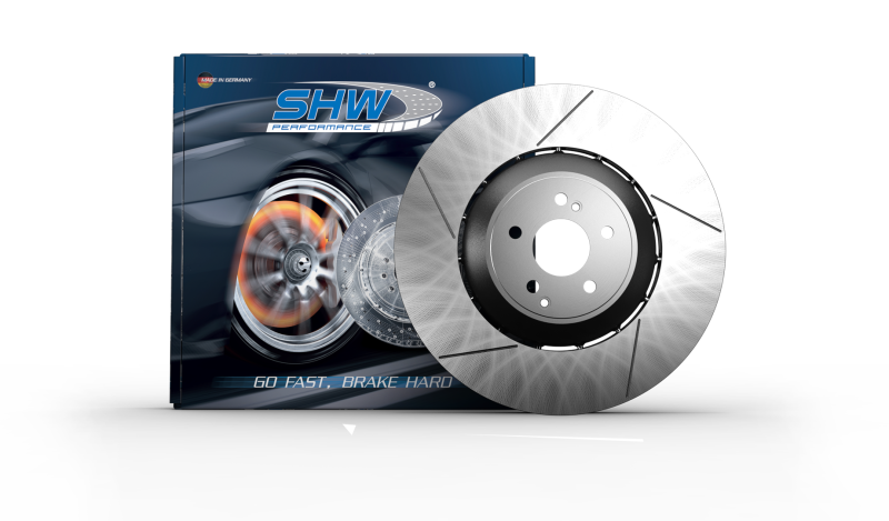 SHW Performance SHW 13-16 Porsche Panamera GTS w/o Ceramics Right Front Slotted Lightweight Brake Rotor (298615302C)