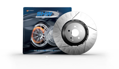 SHW Performance SHW 17-20 Porsche Panamera 4 3.0L w/20in Wheel w/o Ceramics Left Rear Slot LW Rotor (971615601G)