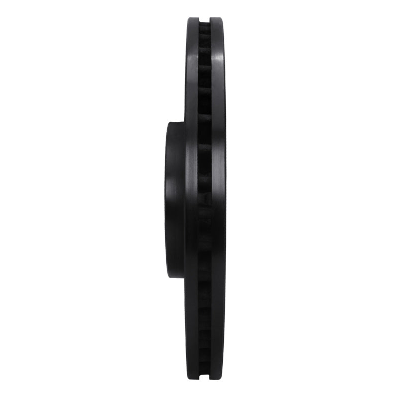 R1 Concepts R1 06-13 Audi S3 (Mexico) Front Right Drilled & Slotted Black Brake Rotor