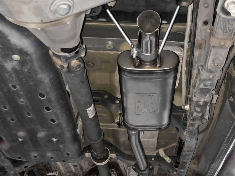aFe ROCK BASHER 2.5in 409 SS Cat-Back Exhaust - 16-20 Toyota Tacoma L4-2.7L / V6-3.5L